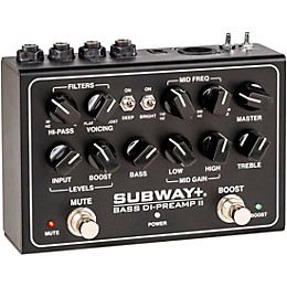 MESA/Boogie Subway+ Bass DI-Preamp II Pedal - Black
