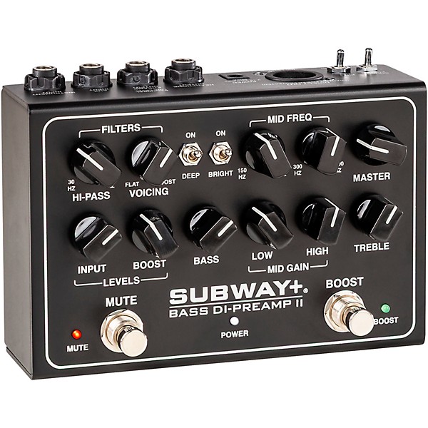 MESA/Boogie Subway+ Bass DI-Preamp II Pedal - Black