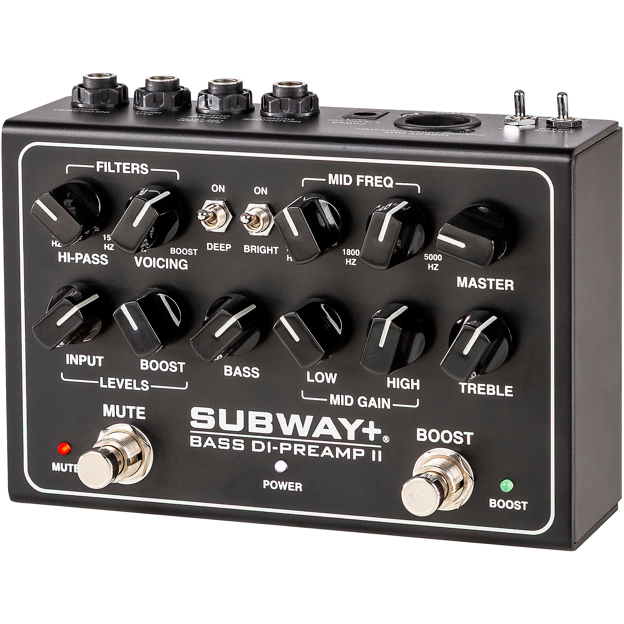 MESA/Boogie Subway+ Bass DI-Preamp II Pedal - Black | Guitar Center