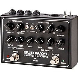 MESA/Boogie Subway+ Bass DI-Preamp II Pedal - Black