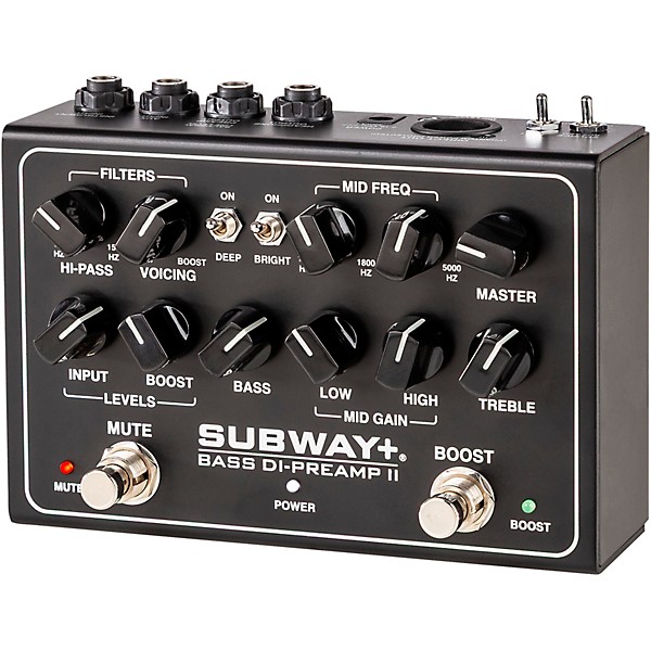 MESA/Boogie Subway+ Bass DI-Preamp II Pedal - Black