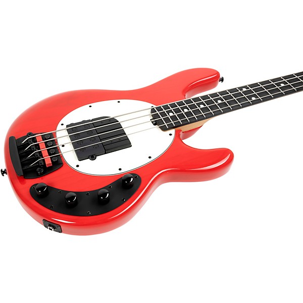 Ernie Ball Music Man Tim Commerford Artist Series StingRay Active Electric Bass Guitar Caliper Red