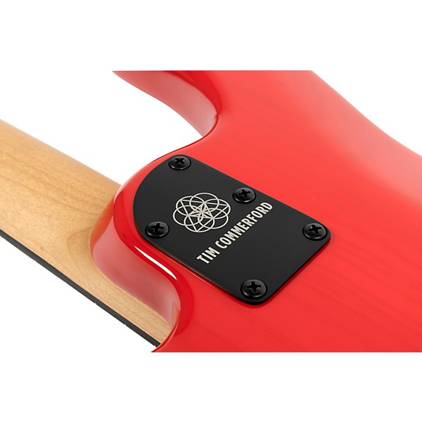 Ernie Ball Music Man Tim Commerford Artist Series StingRay Active Electric Bass Guitar Caliper Red