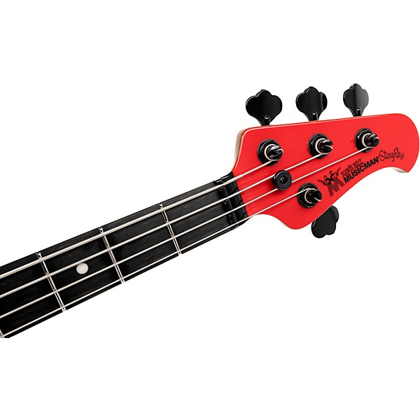 Ernie Ball Music Man Tim Commerford Artist Series StingRay Active Electric Bass Guitar Caliper Red