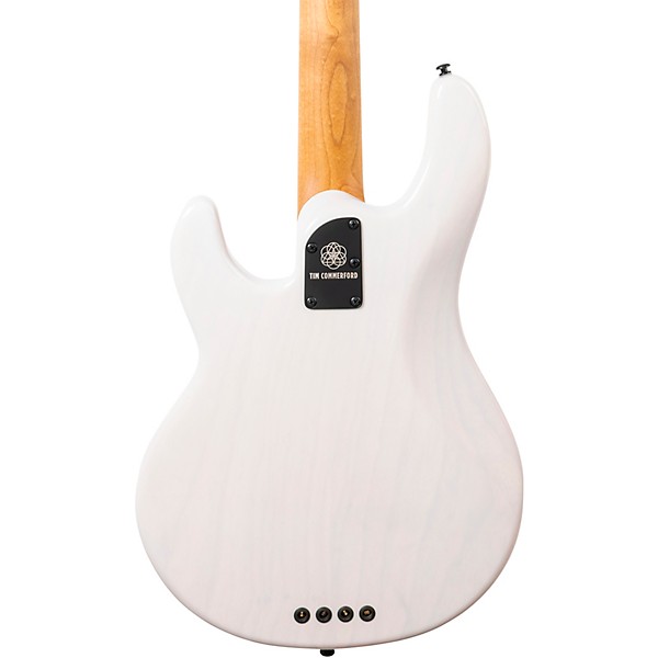 Ernie Ball Music Man Tim Commerford Artist Series StingRay Passive Electric Bass Guitar Fight Night White