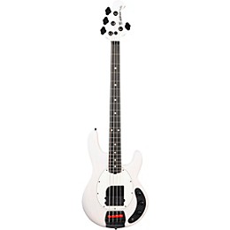Ernie Ball Music Man Tim Commerford Artist Series StingRay Passive Electric Bass Guitar Fight Night White