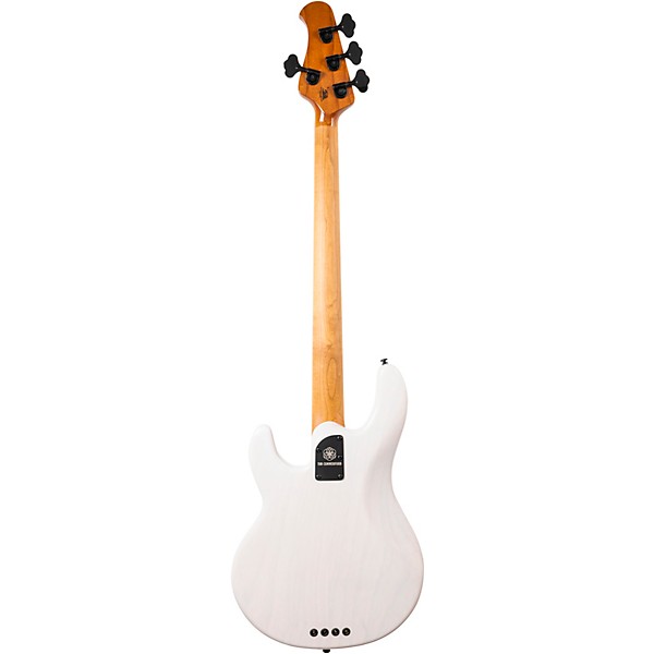Ernie Ball Music Man Tim Commerford Artist Series StingRay Passive Electric Bass Guitar Fight Night White