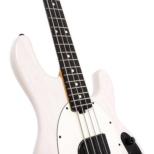 Ernie Ball Music Man Tim Commerford Artist Series StingRay Passive Electric Bass Guitar Fight Night White