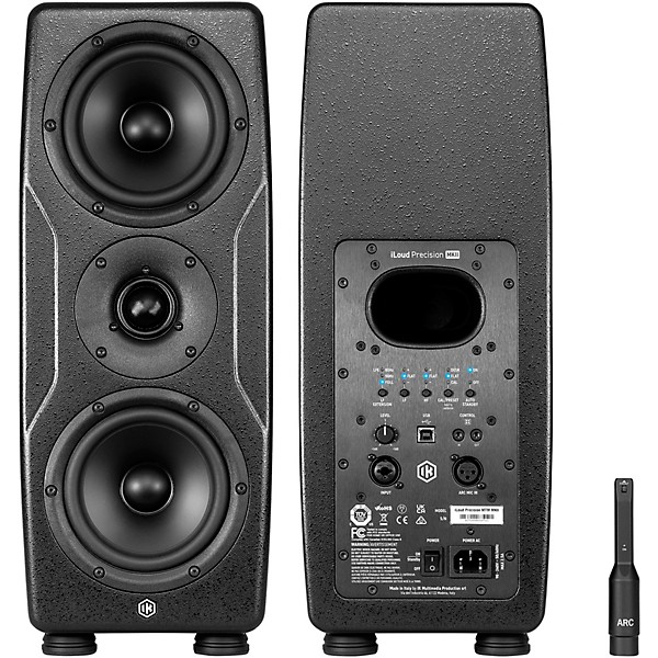 IK Multimedia iLoud Precision MTM MKII Studio Monitor (Each) Black