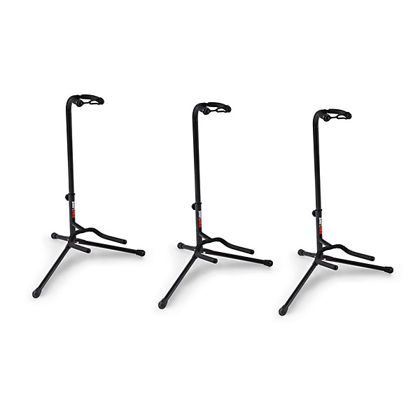 Proline GS2 Tubular Guitar Stand for Acoustic & Electric Guitars (3-Pack)