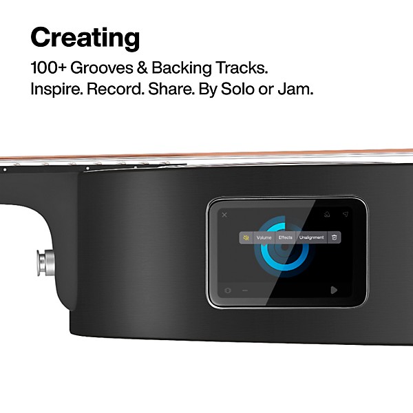 LAVA MUSIC LAVA ME play 36" Acoustic-Electric Guitar With Lite Bag Frost White