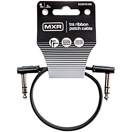 MXR Ribbon Patch Cable 1 ft. Black