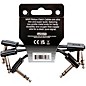 MXR TRS Ribbon Patch Cable - 3 Pack 3 in. Black