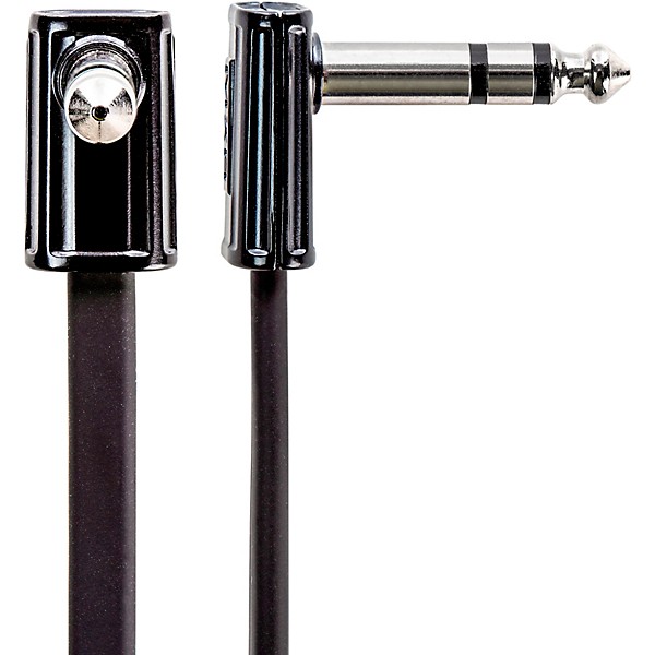 MXR TRS Ribbon Patch Cable - 3 Pack 3 in. Black