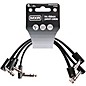 MXR TRS Ribbon Patch Cable - 3 Pack 6 in. Black thumbnail