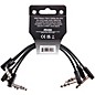 MXR TRS Ribbon Patch Cable - 3 Pack 6 in. Black