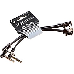MXR TRS Ribbon Patch Cable - 3 Pack 6 in. Black