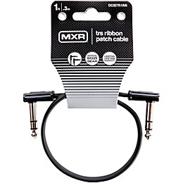 MXR TRS Ribbon Patch Cable 1 ft. Black