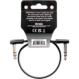 MXR TRS Ribbon Patch Cable 1 ft. Black