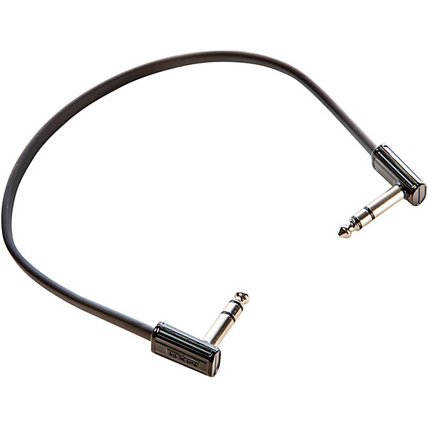 MXR TRS Ribbon Patch Cable 1 ft. Black