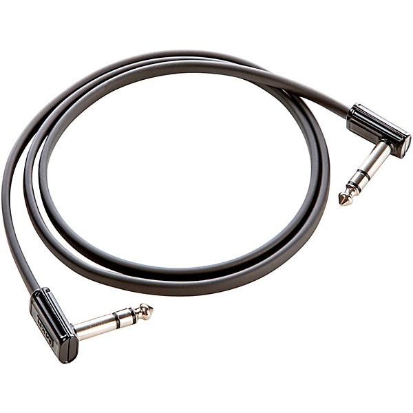 MXR TRS Ribbon Patch Cable 3 ft. Black