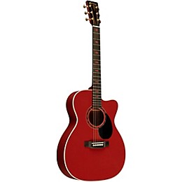 Martin Custom Shop 18 Style Spruce-Mahogany OMC Acoustic Guitar Red