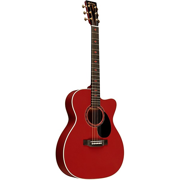 Martin Custom Shop 18 Style Spruce-Mahogany OMC Acoustic Guitar Red