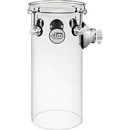 DW Design Series Rata Toms 6 x 14 in. Clear Acrylic