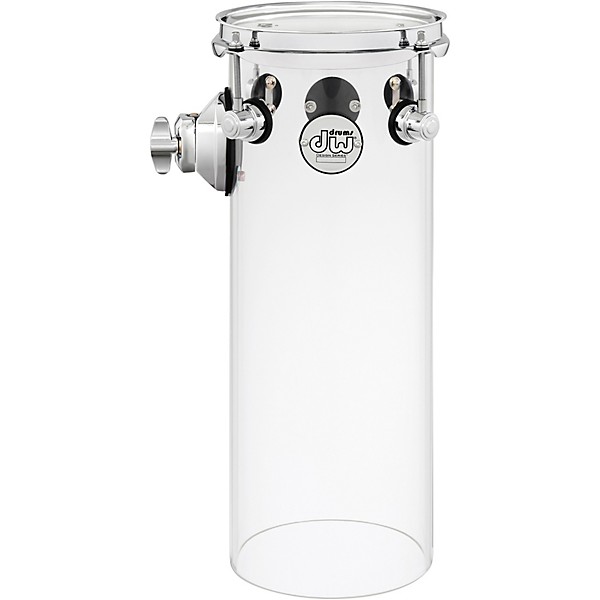 DW Design Series Rata Toms 6 x 16 in. Clear Acrylic