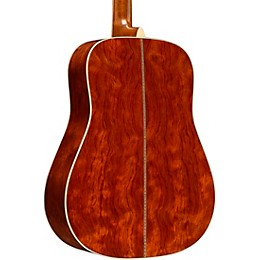Martin Custom Shop 28 Style European Spruce-Quilted Bubinga Dreadnought Acoustic Guitar Natural