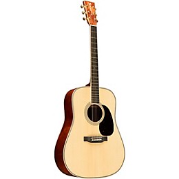 Martin Custom Shop 28 Style European Spruce-Quilted Bubinga Dreadnought Acoustic Guitar Natural