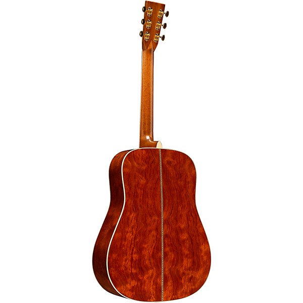 Martin Custom Shop 28 Style European Spruce-Quilted Bubinga Dreadnought Acoustic Guitar Natural