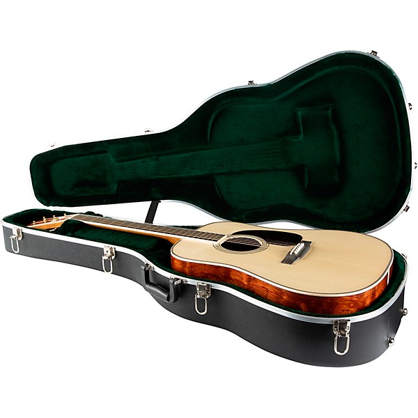 Martin Custom Shop 28 Style European Spruce-Quilted Bubinga Dreadnought Acoustic Guitar Natural