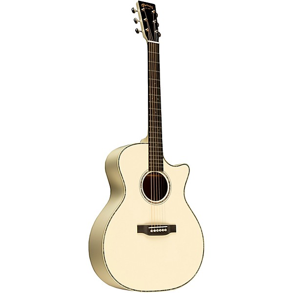 Martin Custom Shop 18 Style Spruce-Mahogany GPC Acoustic Guitar Antique White