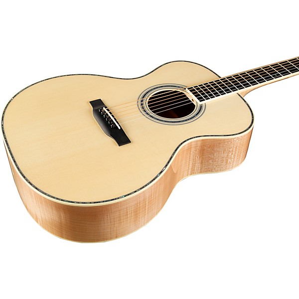 Martin Custom Shop 41 Style Italian Alpine Spruce-Flamed Maple Grand Performance Acoustic Guitar Natural