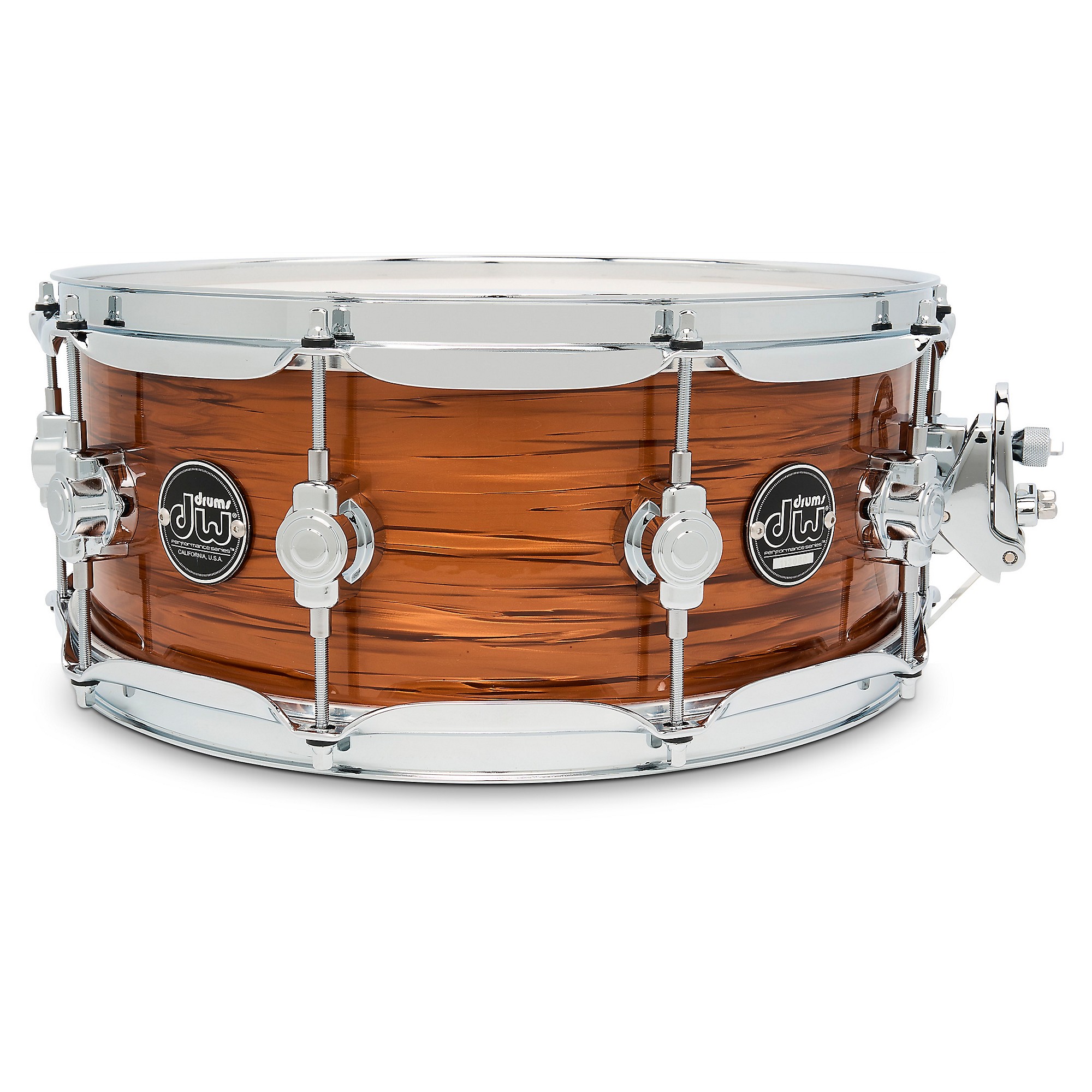 DW Performance Series Snare Drum 14 x 5.5 in. Tiger Eye Finish Ply