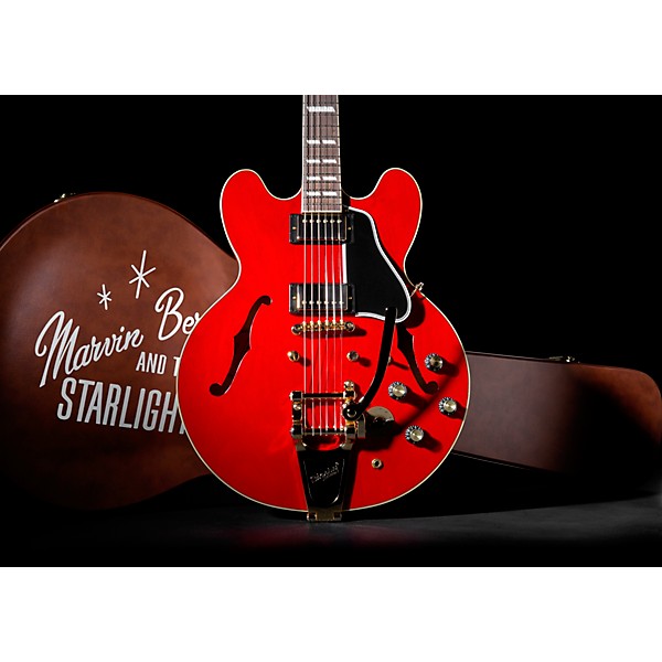 Epiphone Back to the Future ES-345 Semi-Hollow Electric Guitar Cherry Red