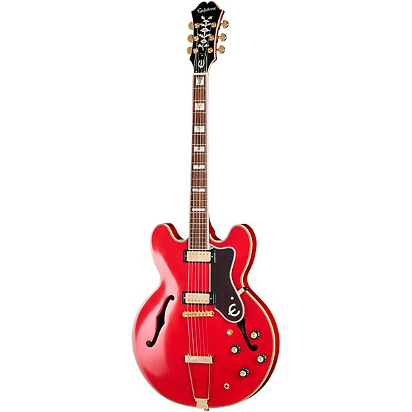 Epiphone Masterbilt Gem Archer Sheraton Electric Guitar - Cherry Red