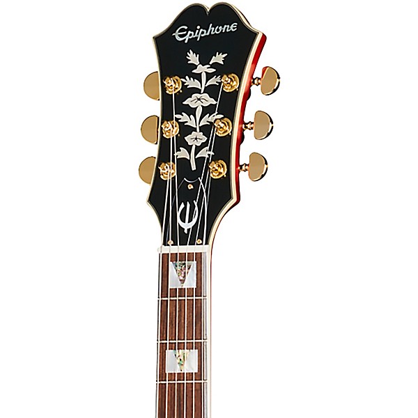 Epiphone Masterbilt Gem Archer Sheraton Electric Guitar - Cherry Red