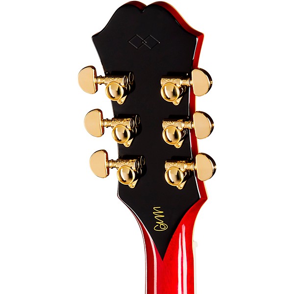 Epiphone Masterbilt Gem Archer Sheraton Electric Guitar - Cherry Red