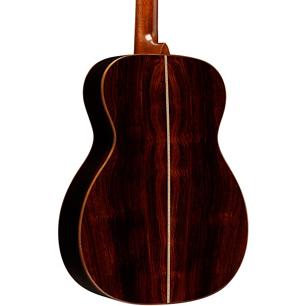 Martin Custom Shop 41 Style Spruce-Wild Grain Rosewood OM Acoustic Guitar Ambertone Burst
