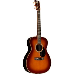 Martin Custom Shop 41 Style Spruce-Wild Grain Rosewood OM Acoustic Guitar Ambertone Burst