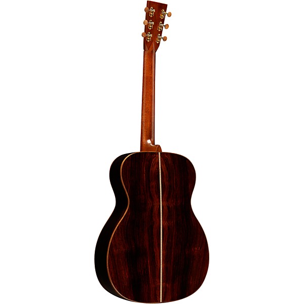 Martin Custom Shop 41 Style Spruce-Wild Grain Rosewood OM Acoustic Guitar Ambertone Burst