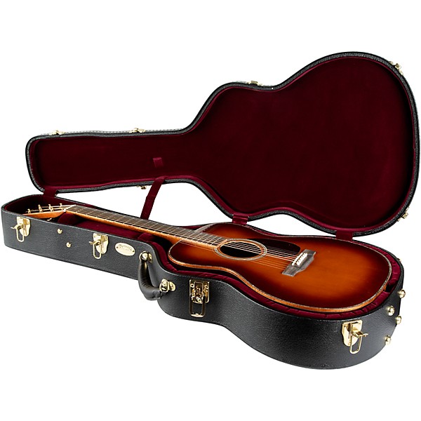 Martin Custom Shop 41 Style Spruce-Wild Grain Rosewood OM Acoustic Guitar Ambertone Burst