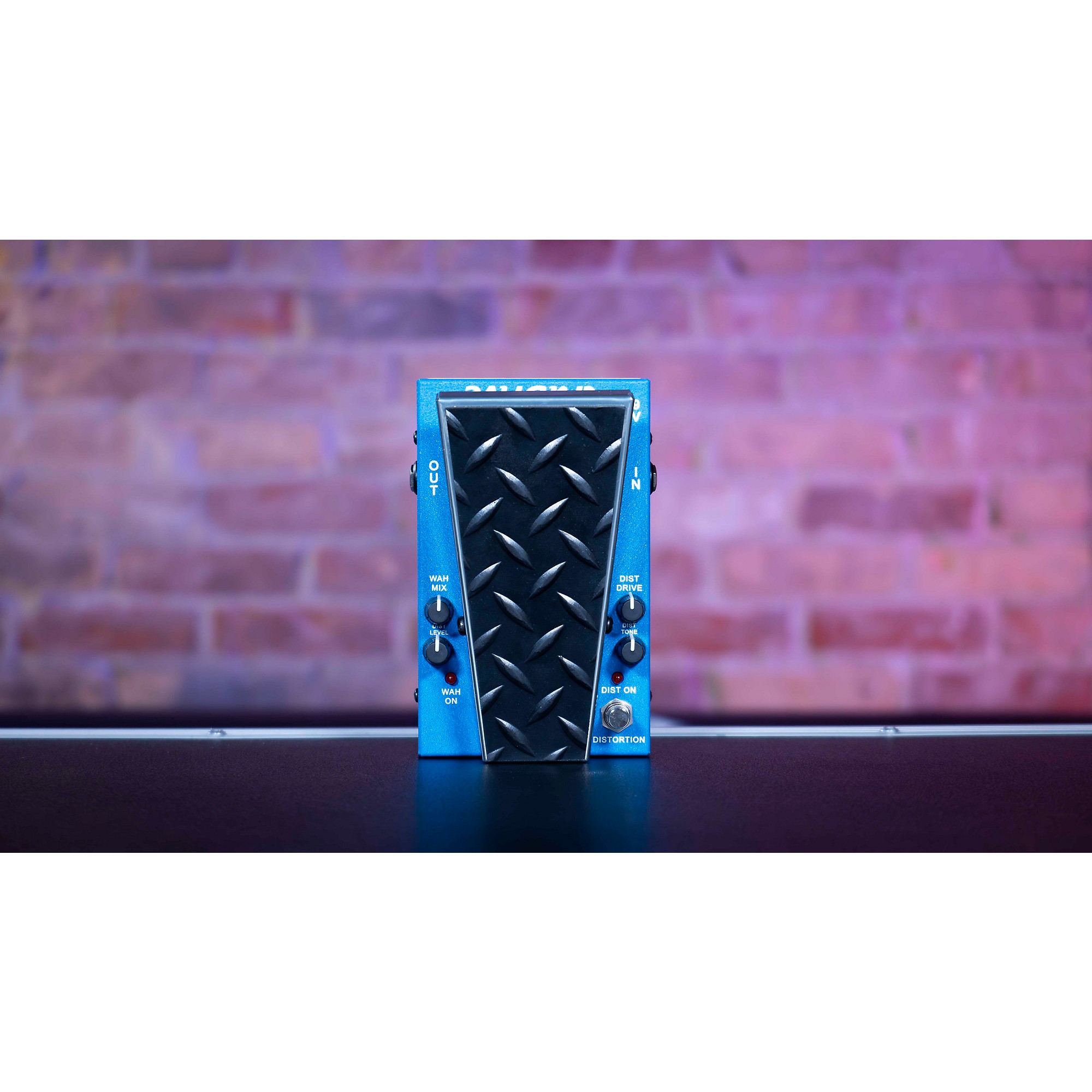 Morley Tye Trujillo TruDrive Wah Pedal Chrome and Blue | Guitar Center