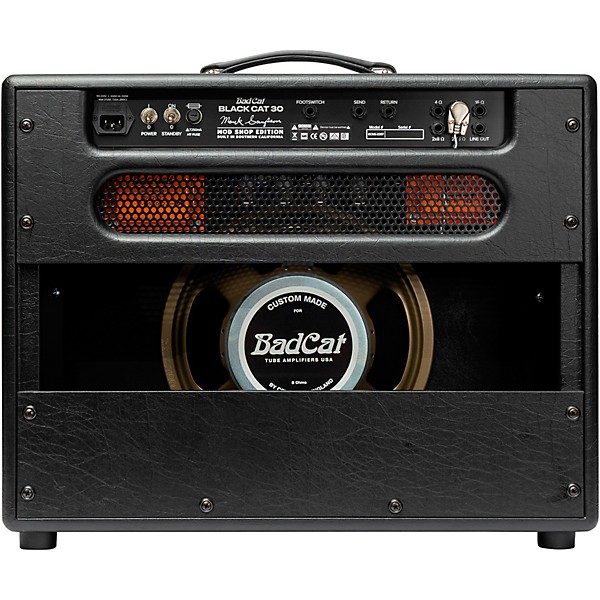 Bad Cat Mod Shop Black Cat 30 30W 1x12 Guitar Combo Amp by Mark Sampson Black