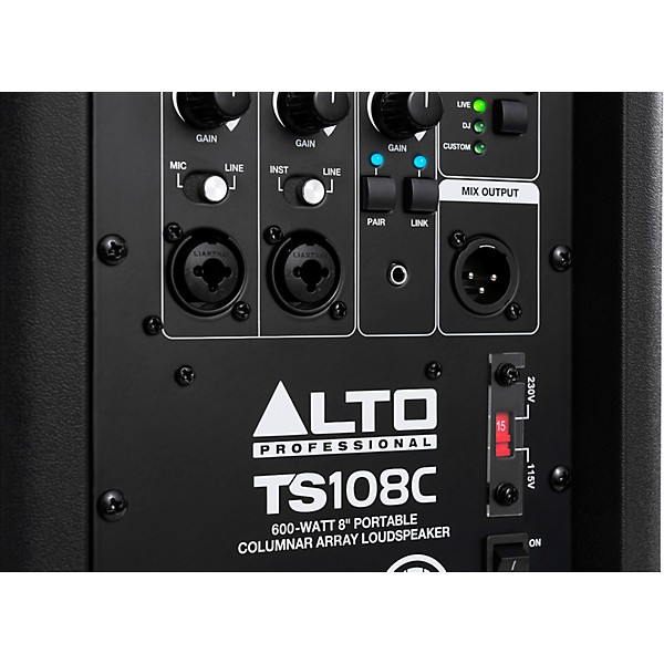 Alto TS108C Portable Column Array Loudspeaker