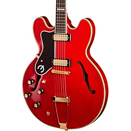Epiphone Masterbilt Gem Archer Sheraton Left-Handed Electric Guitar - Cherry Red
