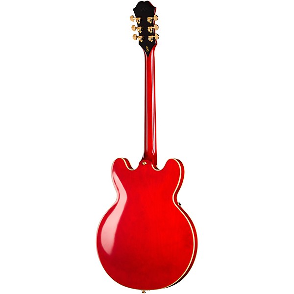 Epiphone Masterbilt Gem Archer Sheraton Left-Handed Electric Guitar - Cherry Red