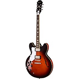 Epiphone Bonehead Riviera Left-Handed Electric Guitar - Dark Tobacco Burst